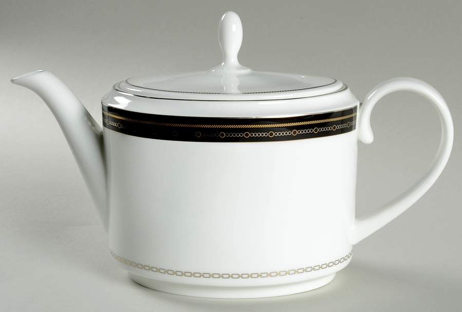 With Love Noir Teapot & Lid by Wedgwood-1