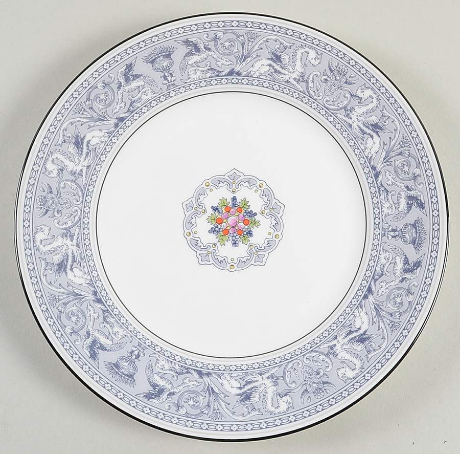 Florentine Indigo White Salad Plate by Wedgwood-1