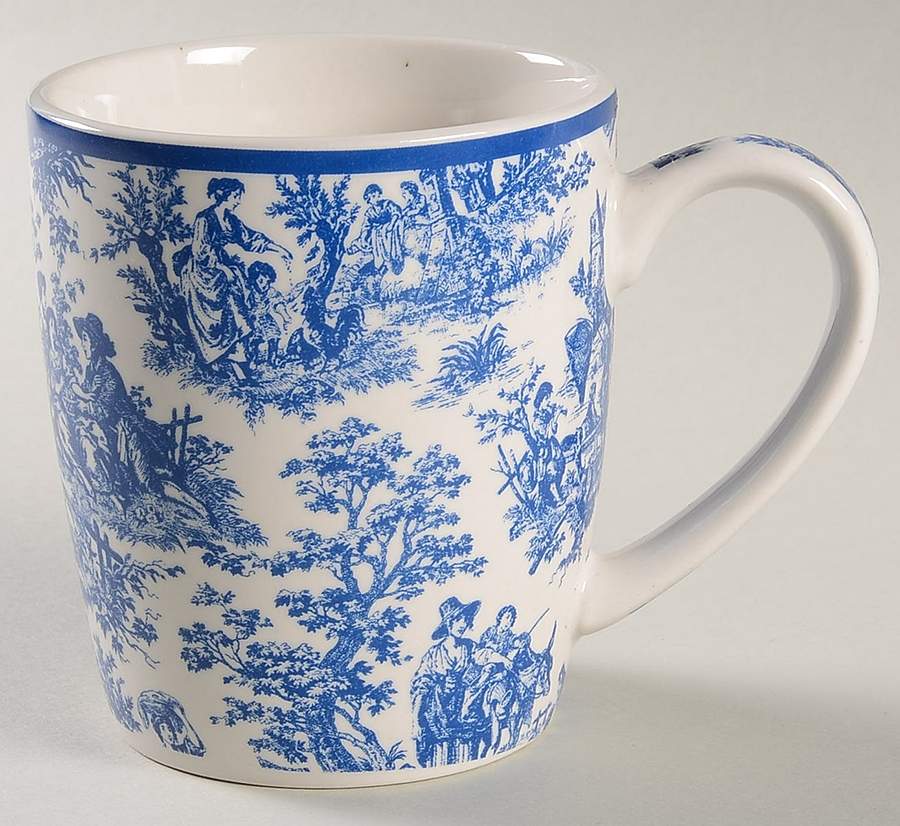 Country Life Blue Mug by Waverly-1