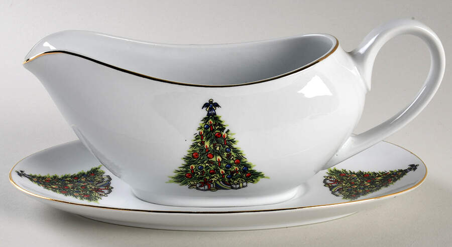 WDB3 Gravy Boat & Underplate by World Bazaars-1