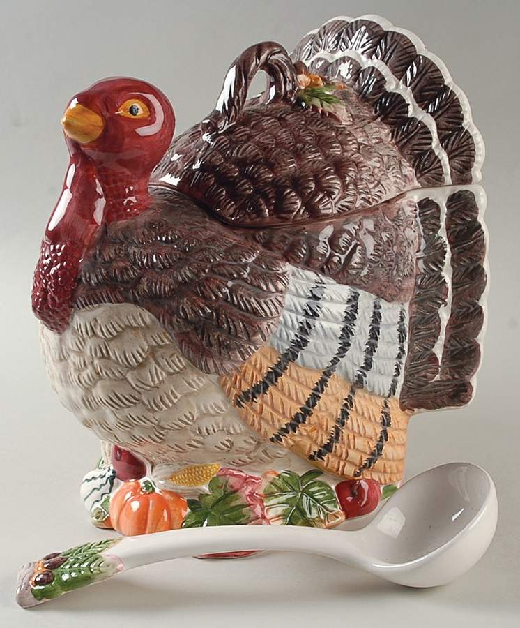 WDB4 Tureen & Lid w/Ladle by World Bazaars-1