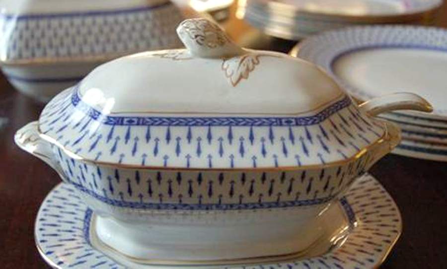 Clive Tureen & Lid w/Ladle & Underplate by F Winkle-1