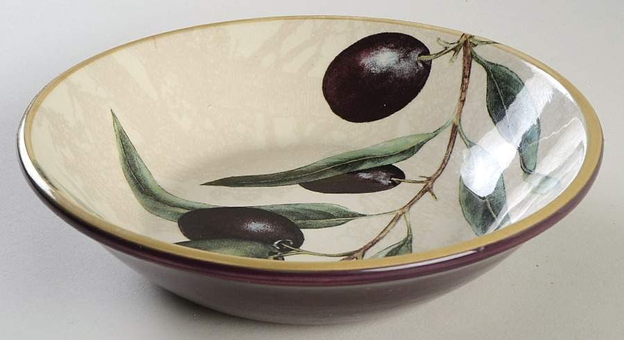 Olive Branch 9" Soup/Pasta Bowl by Williams-Sonoma-1