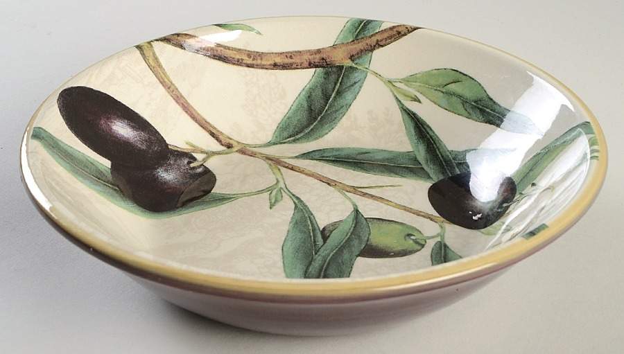 Olive Branch 9" Soup/Pasta Bowl by Williams-Sonoma-1
