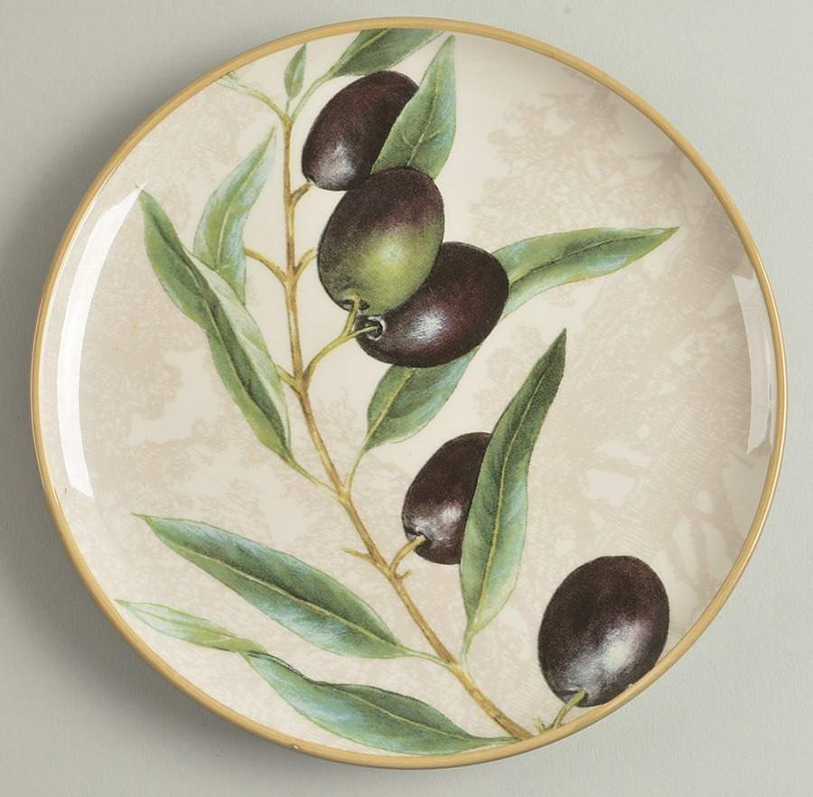 Olive Branch Appetizer Plate by Williams-Sonoma-1
