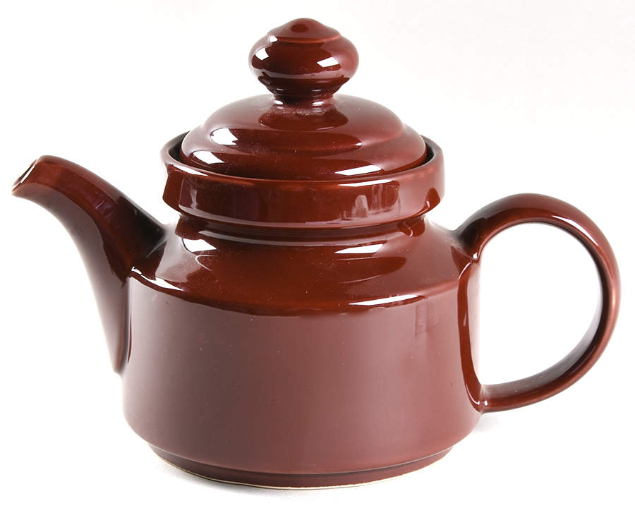 Solid Colours Brown Teapot & Lid by Waechtersbach-1