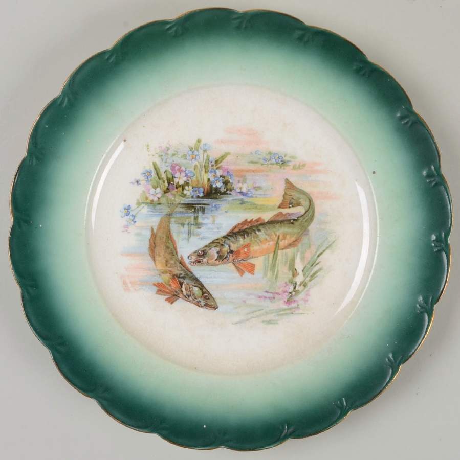 WHP9 Luncheon Plate by Wheeling Pottery -1