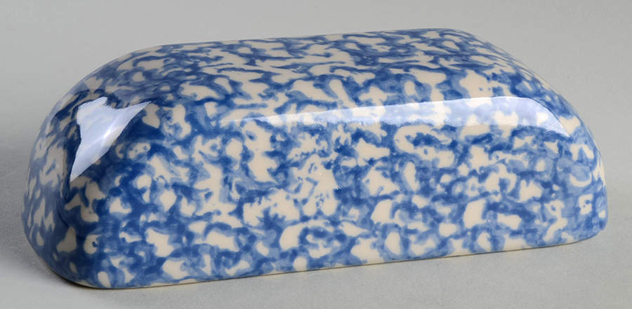 Blue Sponge Lid for 1/4 Lb Butter by Workshop Gerald Henn-1