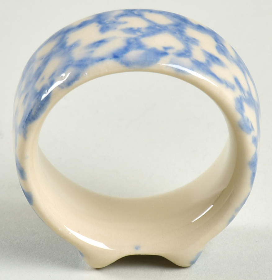 Blue Sponge Napkin Ring by Workshop Gerald Henn-1