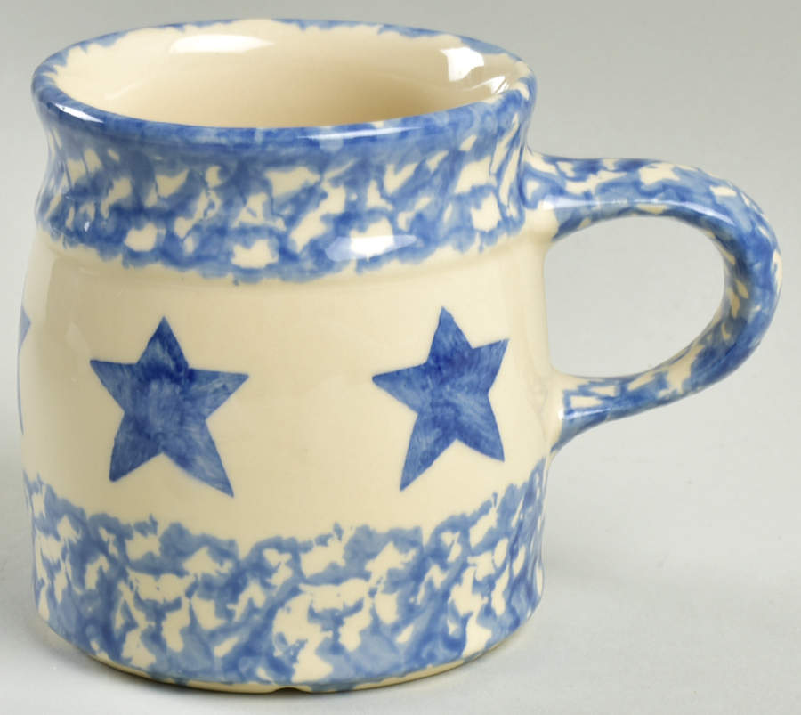 Blue Sponge Mug by Workshop Gerald Henn-1