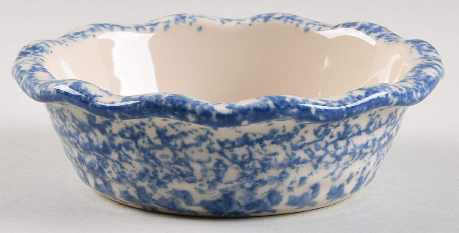 Blue Sponge Fruit/Dessert (Sauce) Bowl by Workshop Gerald Henn-1