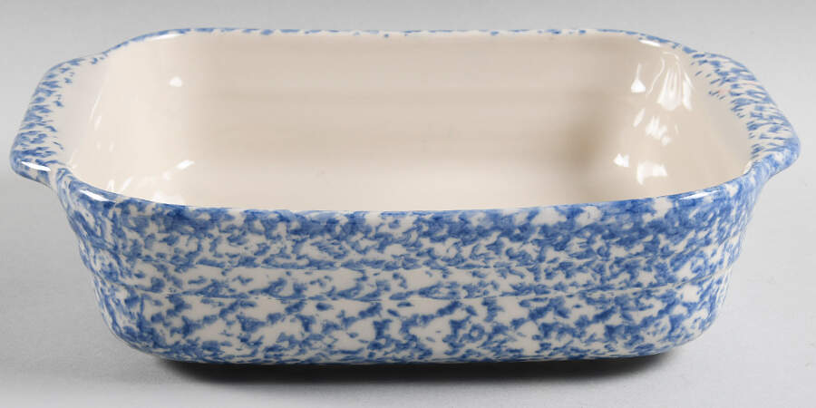 Blue Sponge 8" Square Baker by Workshop Gerald Henn-1