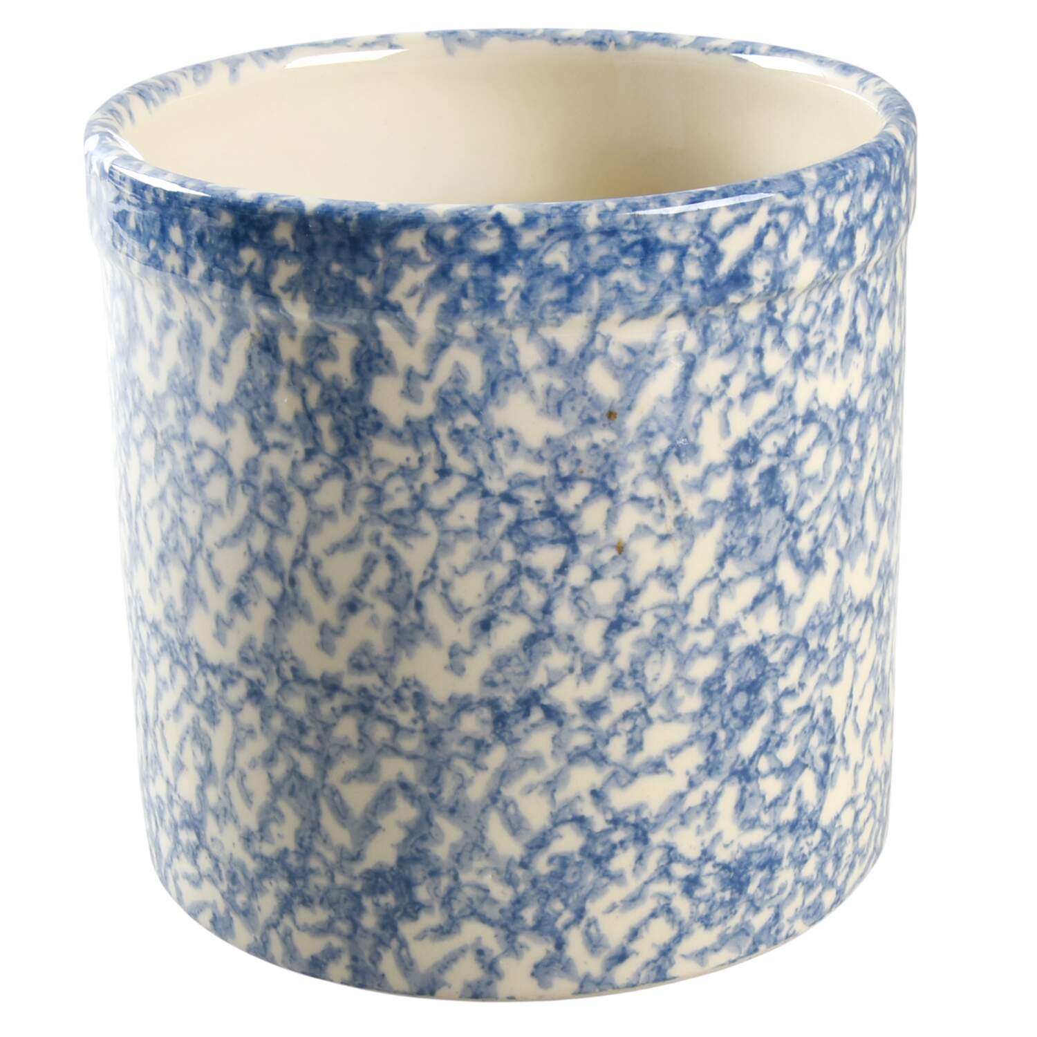 Blue Sponge Medium Canister No Wood Lid by Workshop Gerald Henn-1
