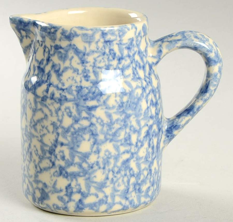 Blue Sponge Creamer by Workshop Gerald Henn-1