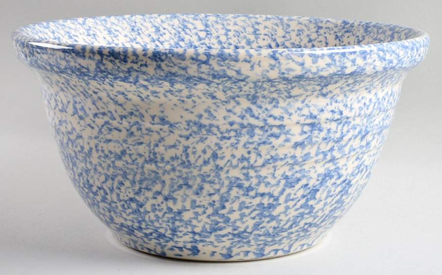 Blue Sponge 12" Mixing Bowl by Workshop Gerald Henn-1