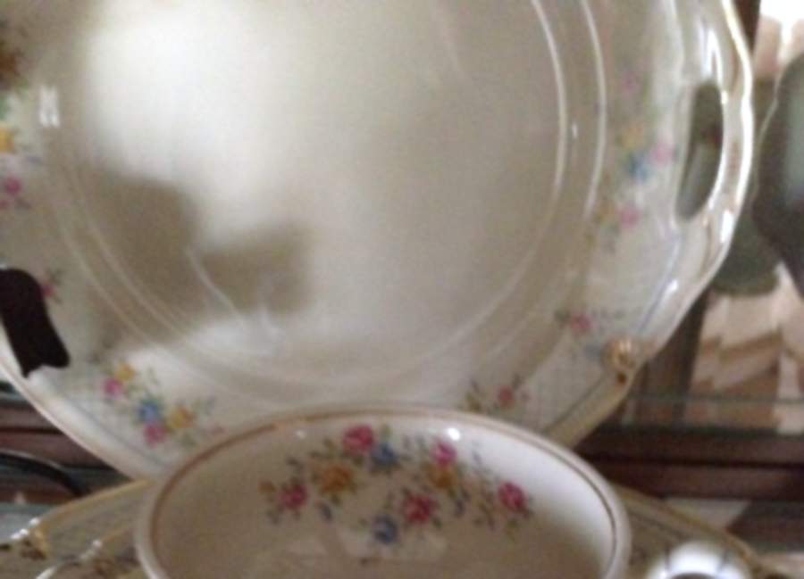 WIG1284 Handled Cake Plate by Winterling - Bavaria-1
