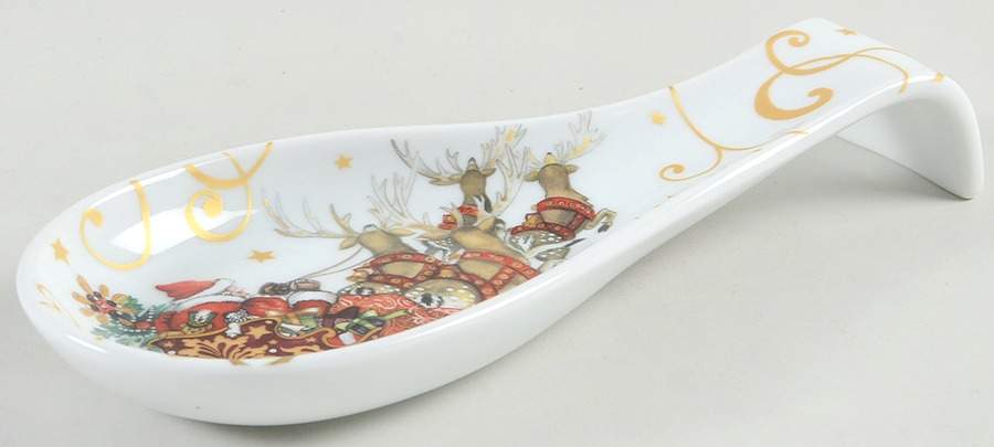 Twas the Night Before Christmas Spoon Rest/Holder (Holds 1 Spoon) by Williams-Sonoma-1