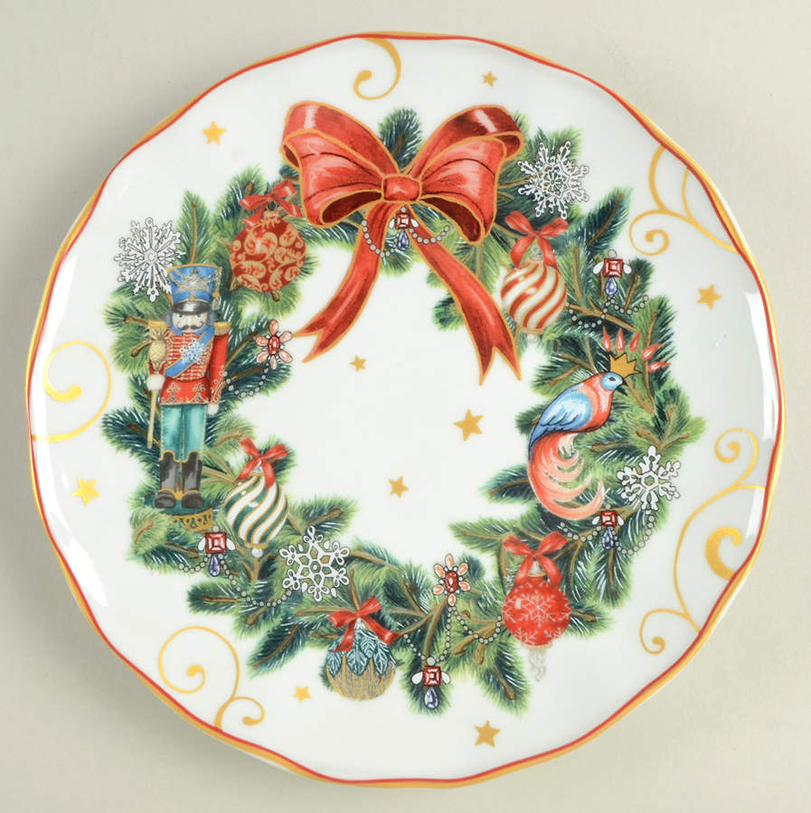 Twas the Night Before Christmas Salad Plate by Williams-Sonoma-1