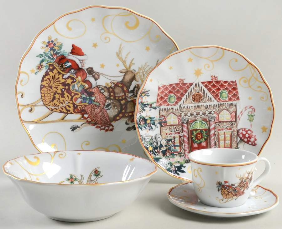 Twas the Night Before Christmas 5 Piece Place Setting by Williams-Sonoma-1