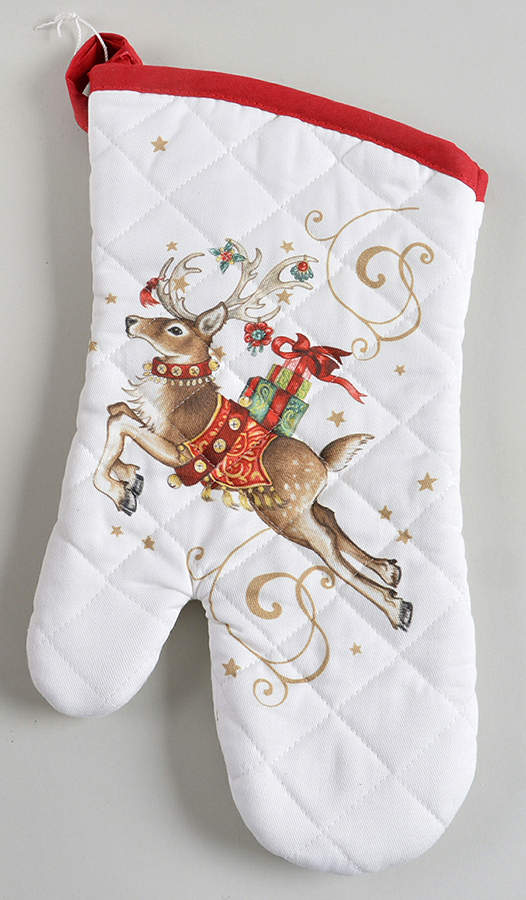 Twas the Night Before Christmas Cloth Oven Mitt by Williams-Sonoma-1