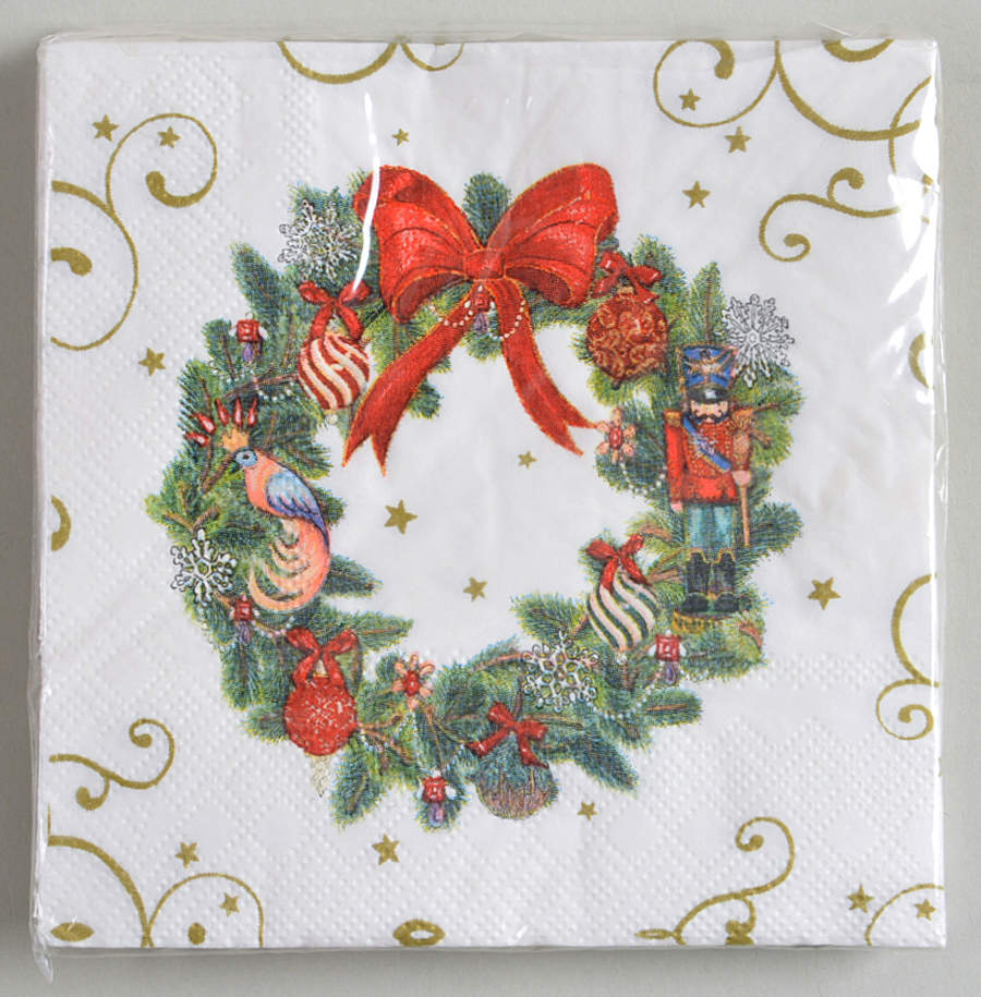 Twas the Night Before Christmas Package of Paper Cocktail Napkins by Williams-Sonoma-1
