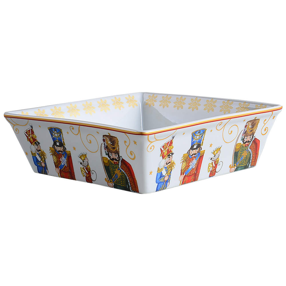 Twas the Night Before Christmas 8" Square Baker by Williams-Sonoma-1