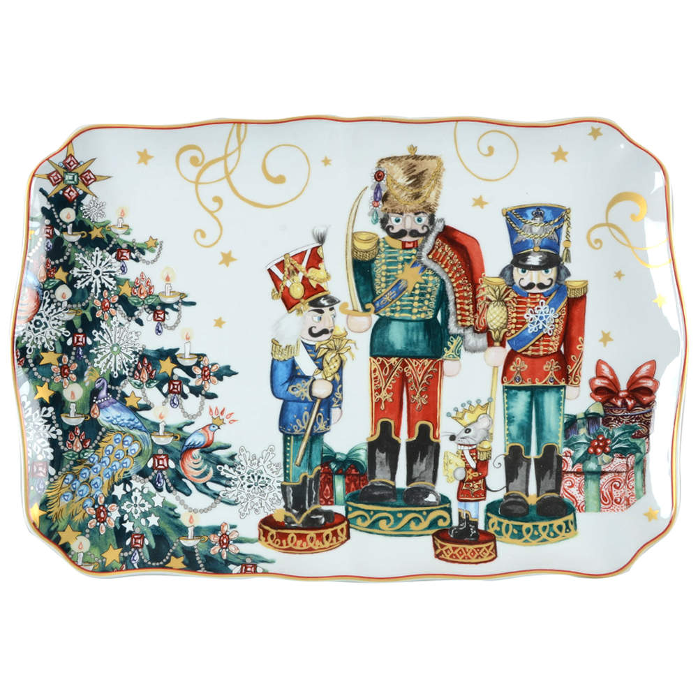 Twas the Night Before Christmas 18" Rectangular Serving Platter by Williams-Sonoma-1