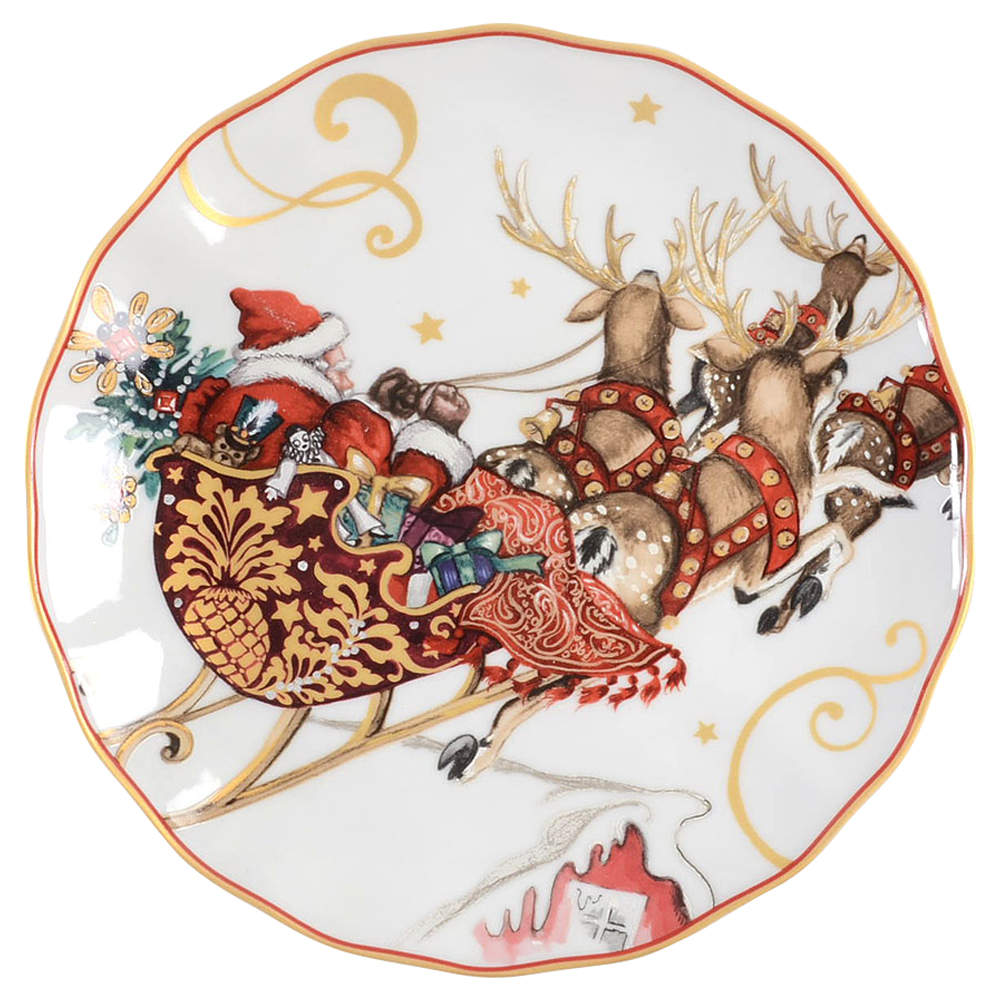Twas the Night Before Christmas Salad Plate by Williams-Sonoma-1