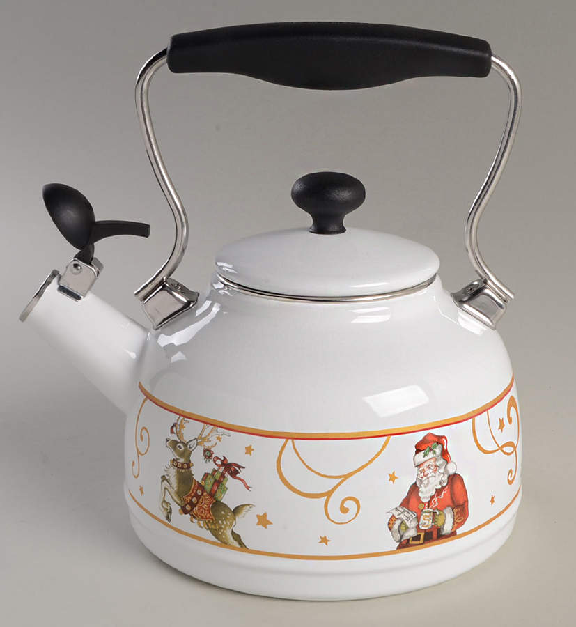 Twas the Night Before Christmas Metal Kettle & Lid by Williams-Sonoma-1