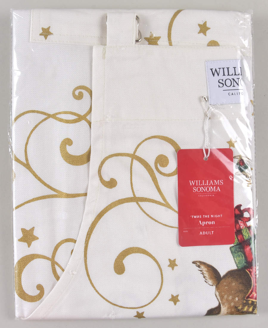 Twas the Night Before Christmas Cloth Kitchen Apron by Williams-Sonoma-1