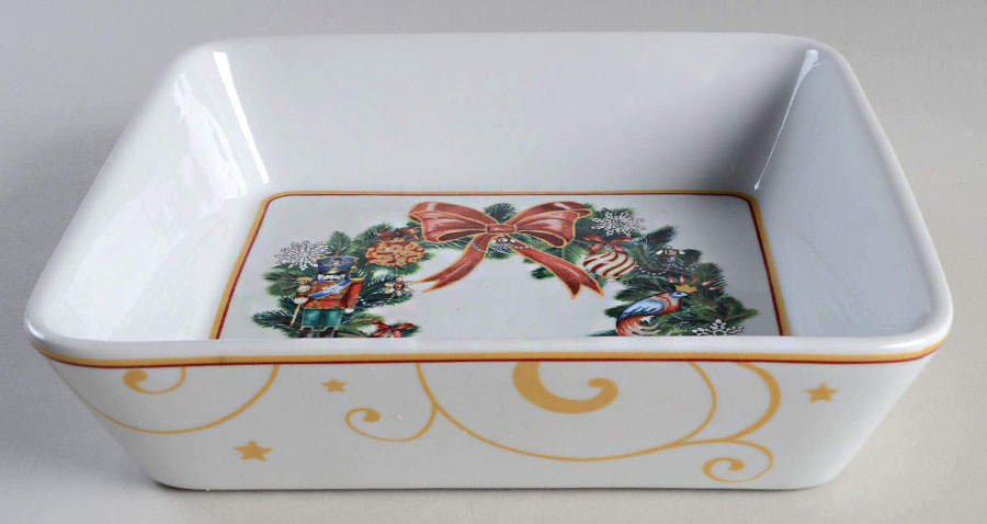Twas the Night Before Christmas 9" Square Baker by Williams-Sonoma-1