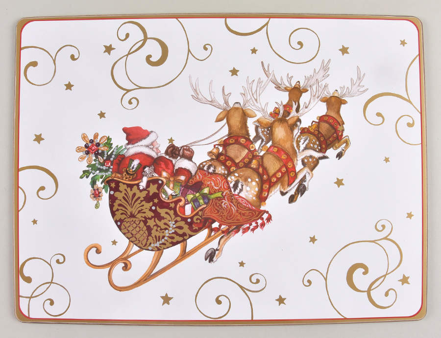 Twas the Night Before Christmas Corkboard Placemat by Williams-Sonoma-1