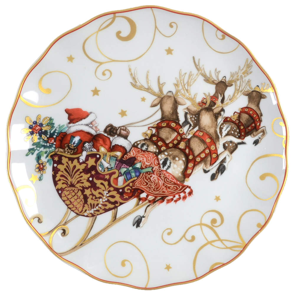 Twas the Night Before Christmas Dinner Plate by Williams-Sonoma-1