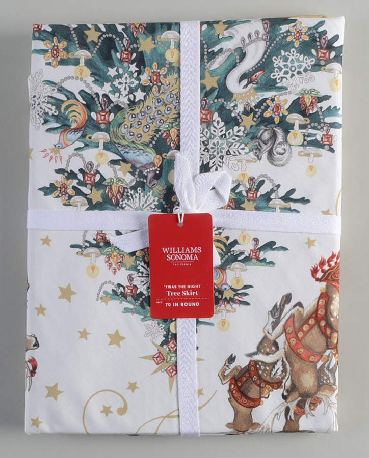 Twas the Night Before Christmas Tree Skirt by Williams-Sonoma-1