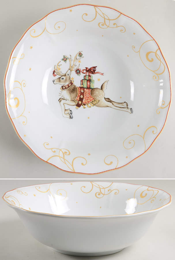 Twas the Night Before Christmas 13" Round Serving Bowl by Williams-Sonoma-1