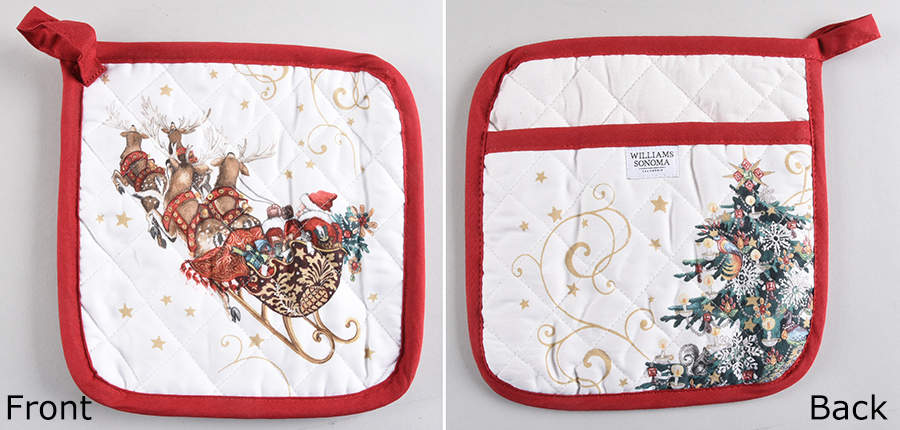 Twas the Night Before Christmas Cloth Potholder by Williams-Sonoma-1