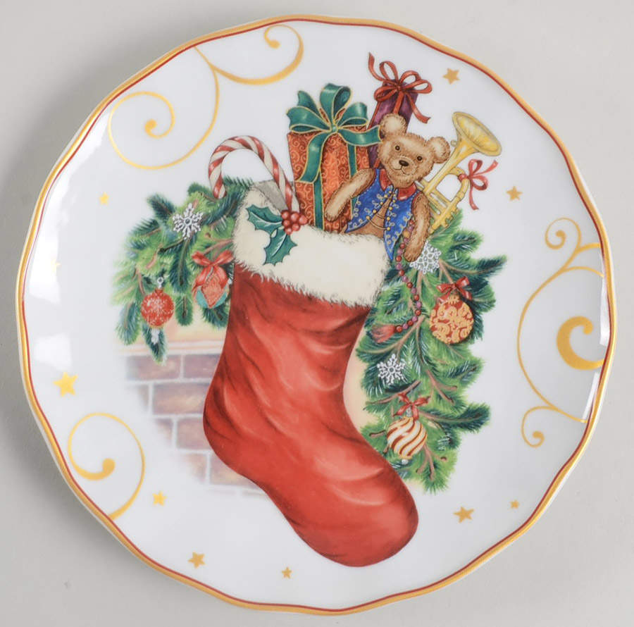 Twas the Night Before Christmas Salad Plate by Williams-Sonoma-1