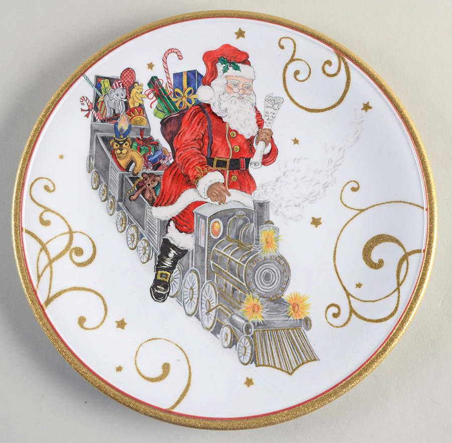 Twas the Night Before Christmas Melmac/Melamine Child's Plate by Williams-Sonoma-1