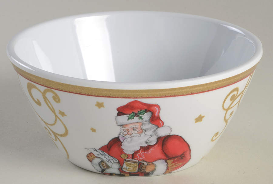 Twas the Night Before Christmas Melmac/Melamine Child's Bowl by Williams-Sonoma-1