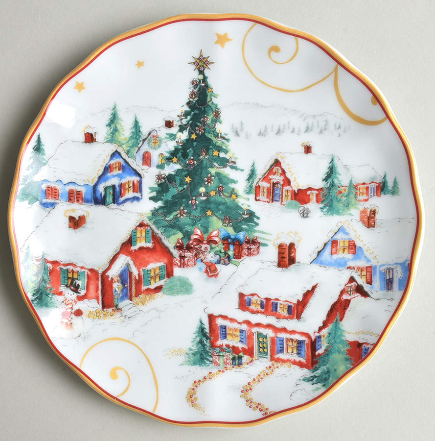 Twas the Night Before Christmas Appetizer Plate by Williams-Sonoma-1