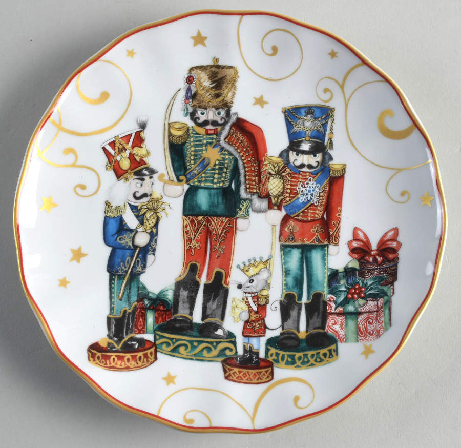 Twas the Night Before Christmas Salad Plate by Williams-Sonoma-1