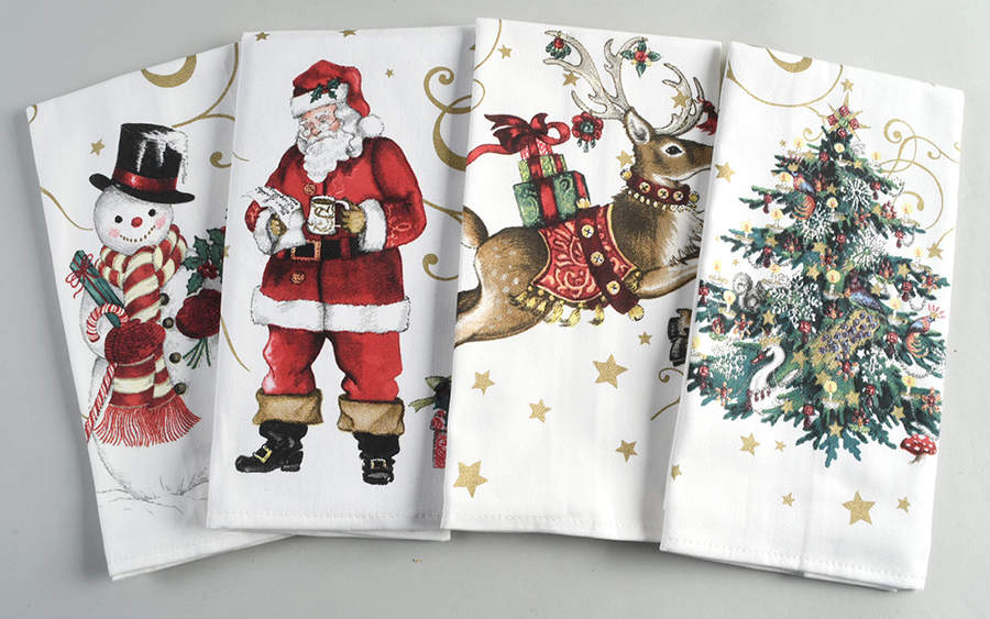 Twas the Night Before Christmas Cloth Napkin - Set of 4 (NAPC1,NAPC3,NAPC5 & NPCM6) by Williams-Sonoma-1