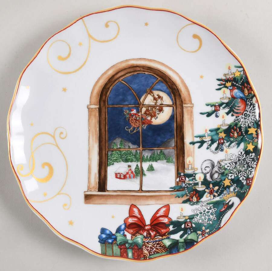 Twas the Night Before Christmas Dinner Plate by Williams-Sonoma-1