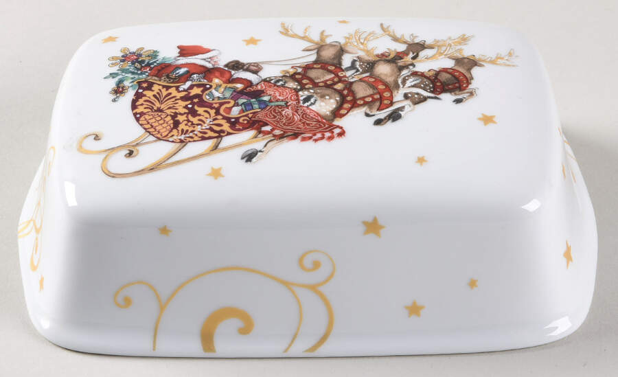 Twas the Night Before Christmas Lid for Rectangular Butter by Williams-Sonoma-1