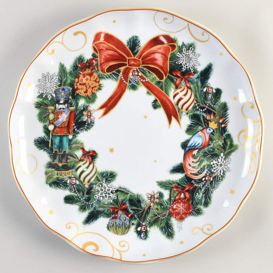 Twas the Night Before Christmas 15" Chop Plate (Round Platter) by Williams-Sonoma-1