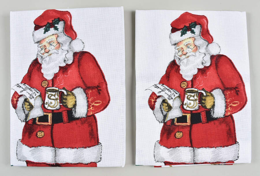 Twas the Night Before Christmas (Set of 2) Cloth Kitchen Towels by Williams-Sonoma-1