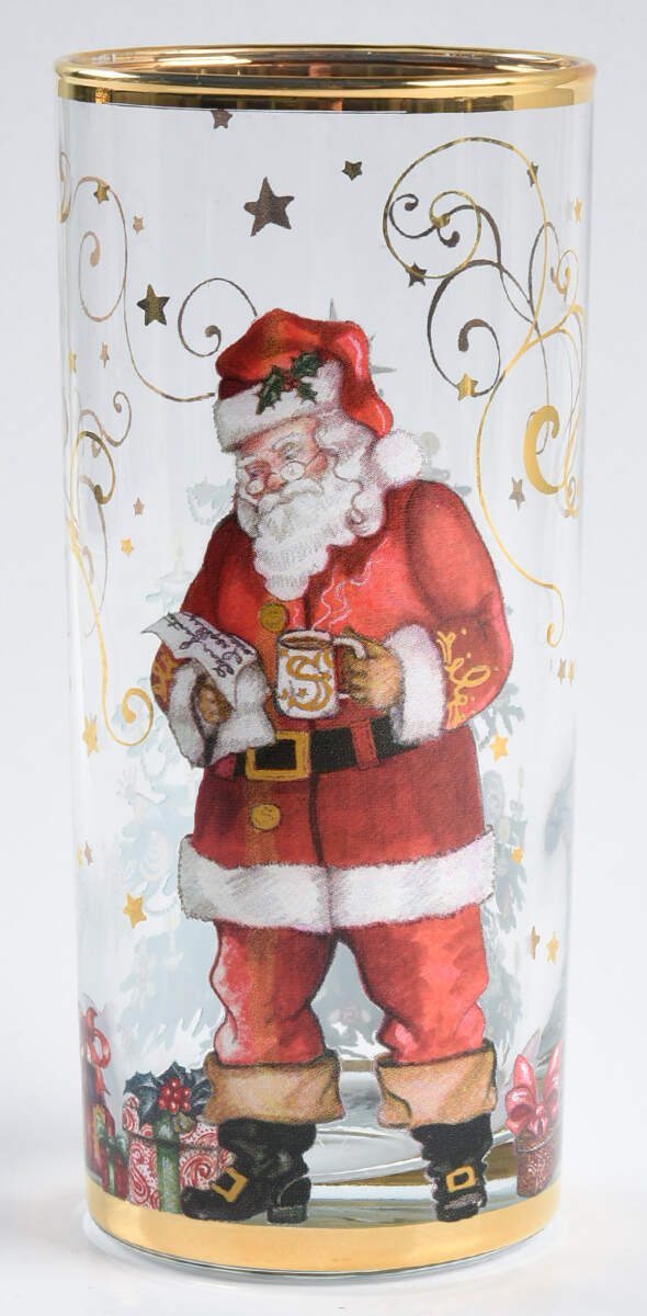 Twas the Night Before Christmas 16 Oz Glassware Tumbler by Williams-Sonoma-1