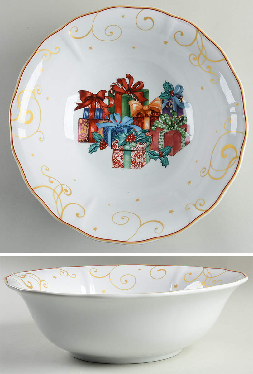 Twas the Night Before Christmas 13" Round Serving Bowl by Williams-Sonoma-1