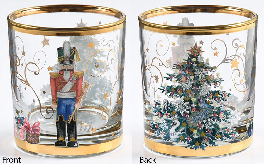 Twas the Night Before Christmas Glassware Double Old Fashioned by Williams-Sonoma-1