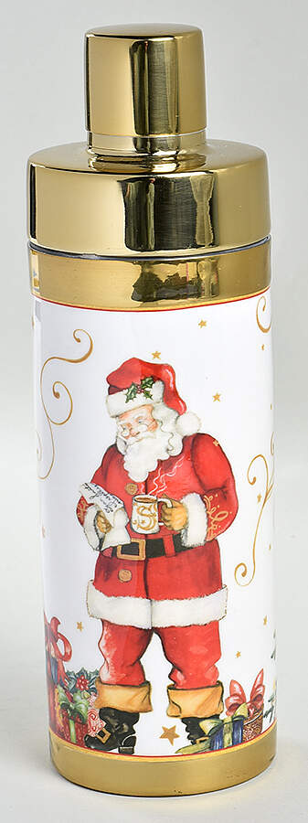 Twas the Night Before Christmas Metal Cocktail Shaker & Lid by Williams-Sonoma-1